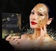 The Rike 24K Gold Facial Mask (3 Pack) Boosting Collagen Facial Mask Brightening Detoxify skin anti-aging Gold Mask