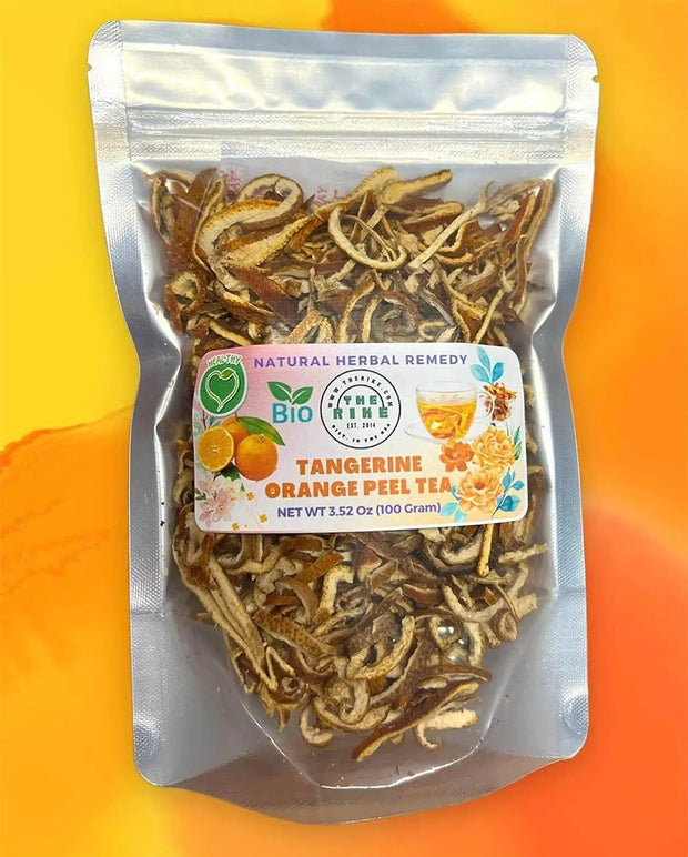 Dried Organic Tangerine Orange Peel Herbal Tea Tran BI 100 Gram 3.5 oz Detox Tea for Antioxidants, Skin Health, Stress Relief, Boost Energy