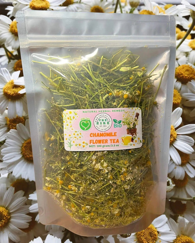 Dried Chamomile flowers tea Herb Tea Matricaria Recutita ~ 100% Wild Greek Chamomile Tea loose Tea camomile Floral tea bulk tea - Flor de Manzanilla Seca