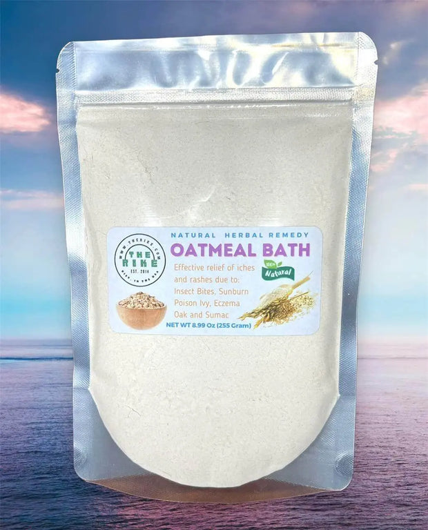 255 Gram Soothing Bath colloidal Oatmeal Powder Bath soak Organic Natural for Relief of Dry Itchy Irritated Skin Due to Poison Ivy, Oak, Sumac, Eczema, Sunburn, Rash, Insect Bites