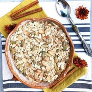 500 gram Whole Grain Cereal Superfood Survival Food 8 Ingredients: Oat, Almond, Chia Seed, Walnut, Pumpkin Seed, Sunflower Seed, Raisins, Waffles, Made in Vietnam A Dong