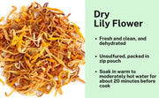 Dried Lily Flower Tea Lilies petal Flower tea100 Gram 3.5 oz Lily Tea Spiritual herb tea Herbal Tea Herb Apothecary