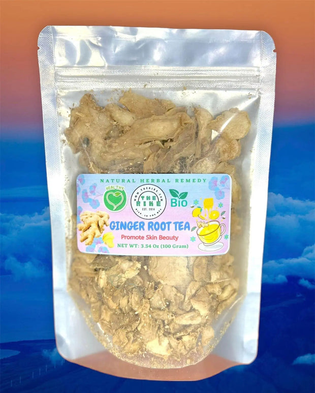 Organic Dried Ginger root tea herb Zingiber Officinale radix ginger Tea bag (Te de Jengibre) Gan Jianɡ ginger slices dried herb spices 100 Gram - Weight Loss, Boost Immune System